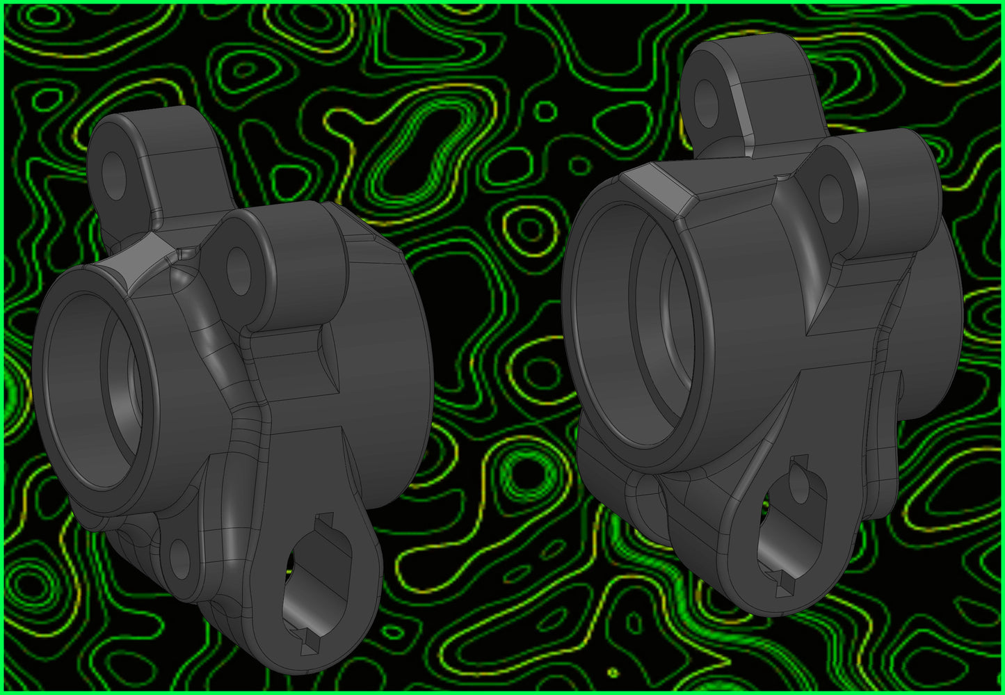 B7 REAR HUBS RIGHT LEFT SET SOLO
