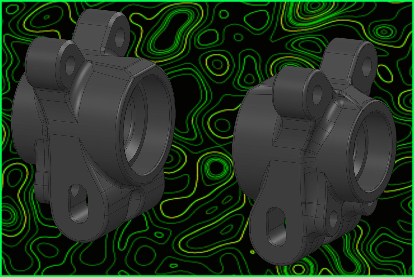B7 REAR HUBS RIGHT LEFT SET SOLO