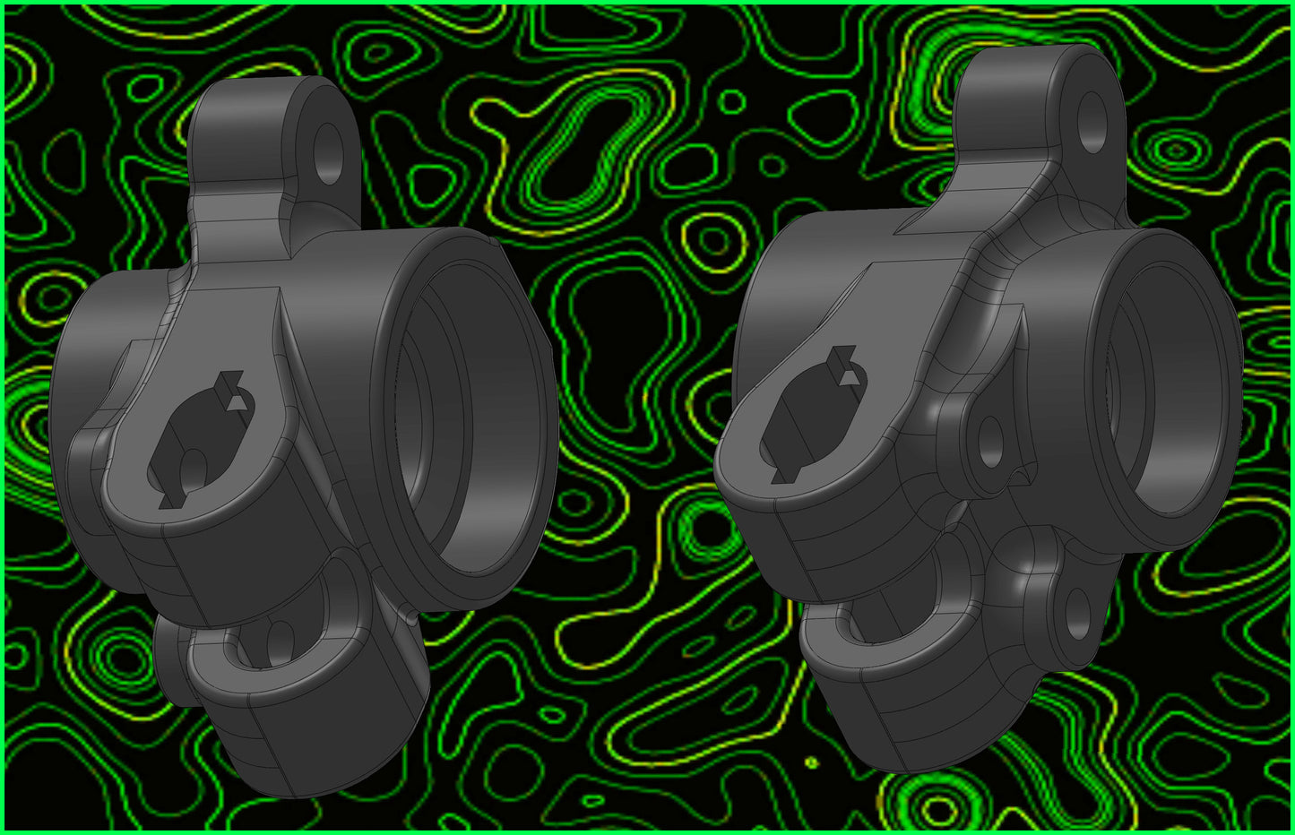 B7 REAR HUBS RIGHT LEFT SET SOLO