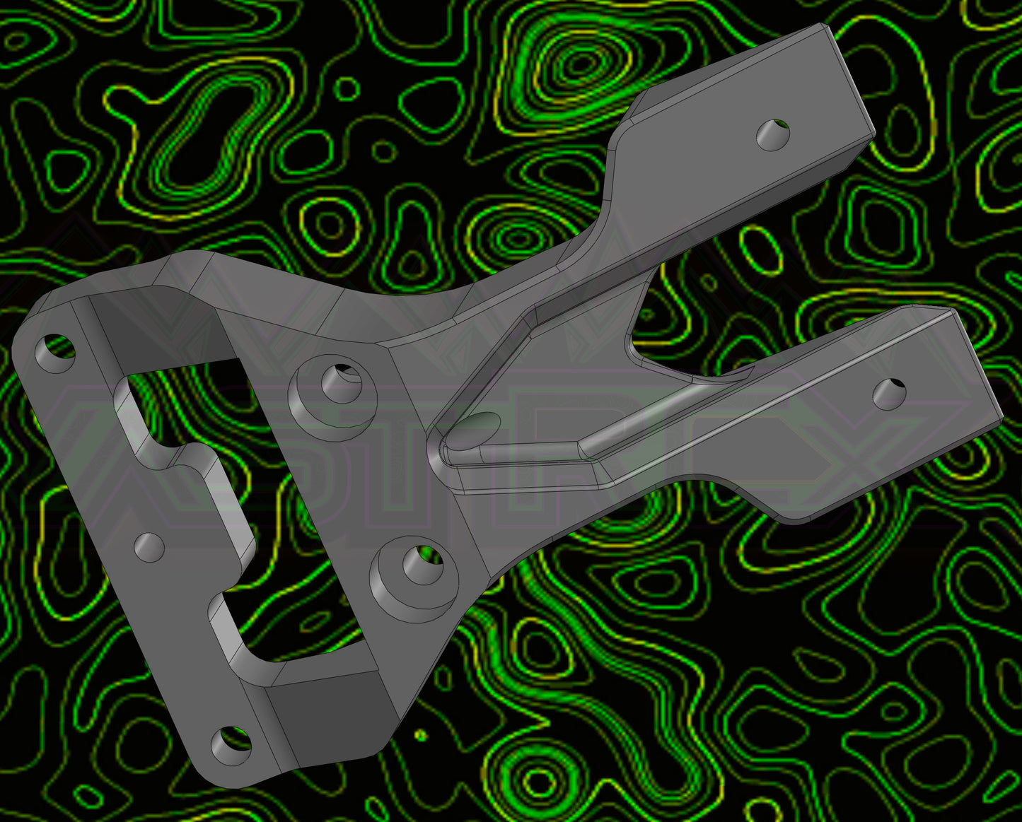 MICR B REAR SHOCK TOWER REAR WING BULKHEAD