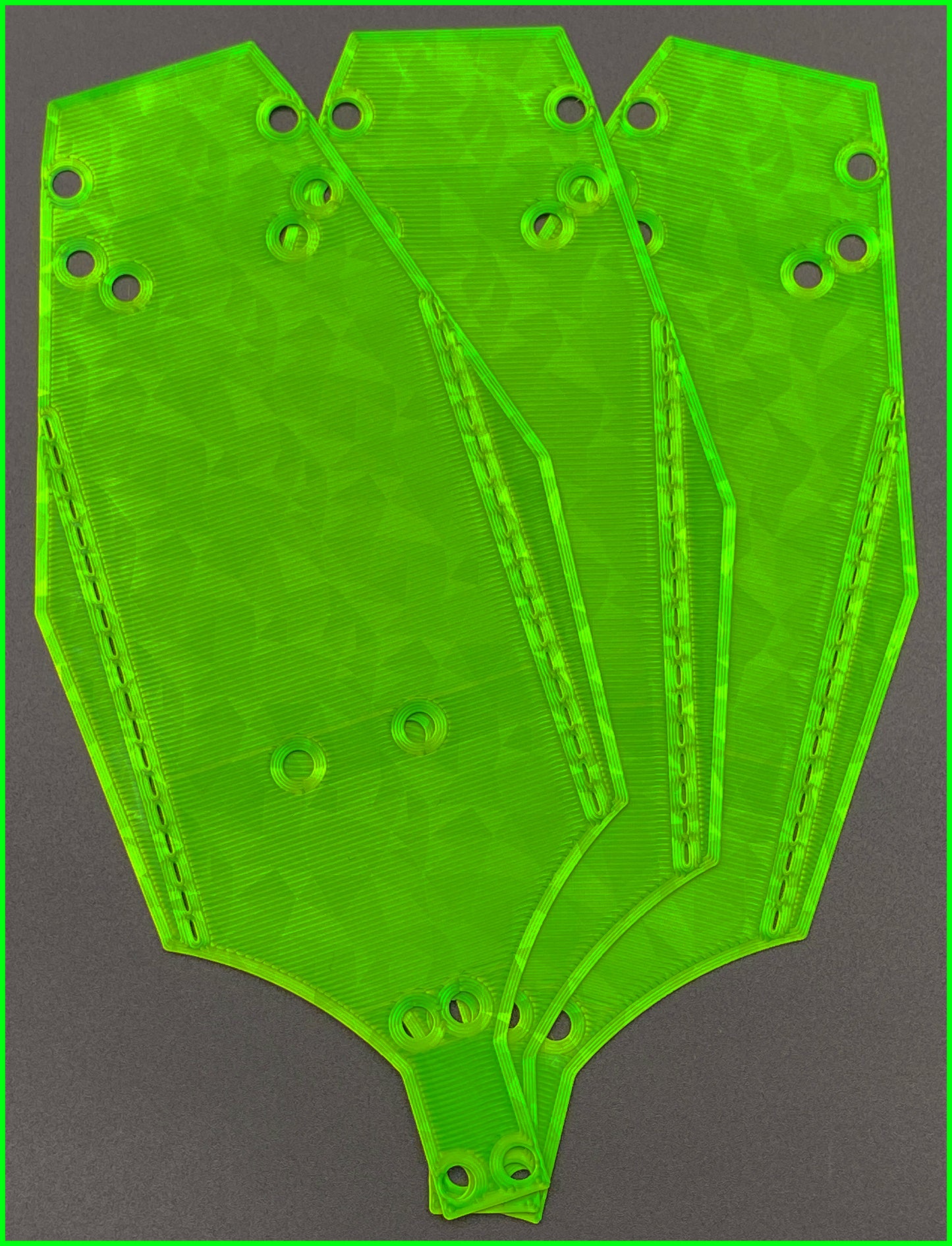 MINI B CHASSIS PROTECTOR FRACTAL PATTERN