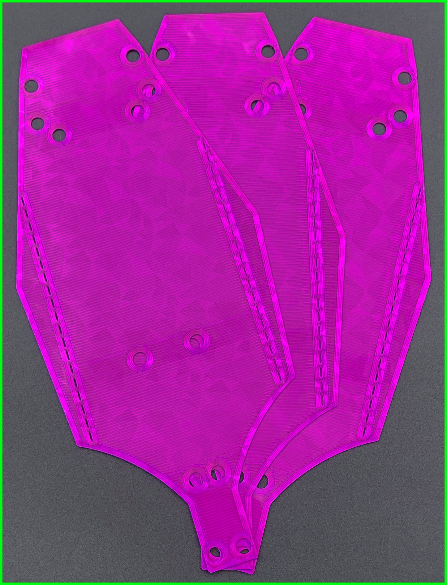 MINI B CHASSIS PROTECTOR FRACTAL PATTERN