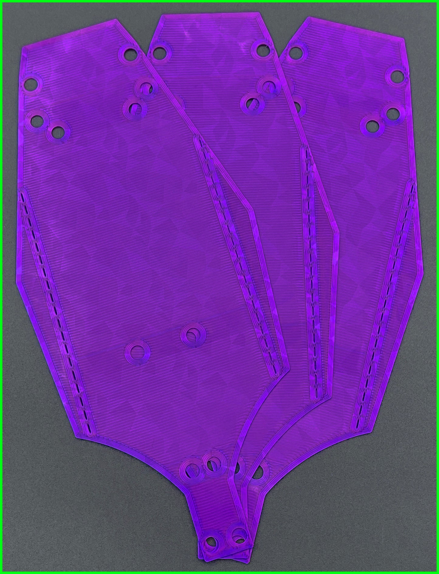 MINI B CHASSIS PROTECTOR FRACTAL PATTERN