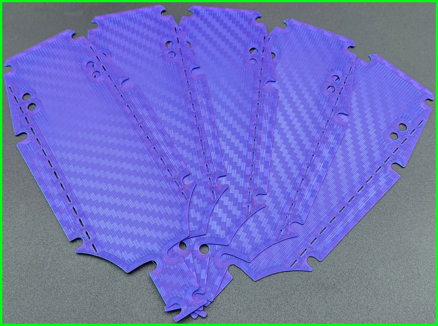 MICRO B CHASSIS PROTECTOR 2D CARBON PATTERN