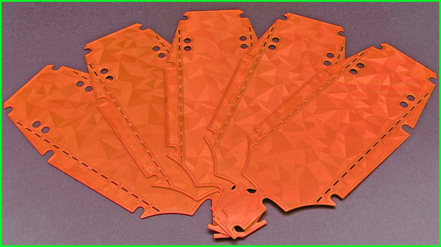 MICRO B CHASSIS PROTECTOR FRACTAL CARBON PATTERN