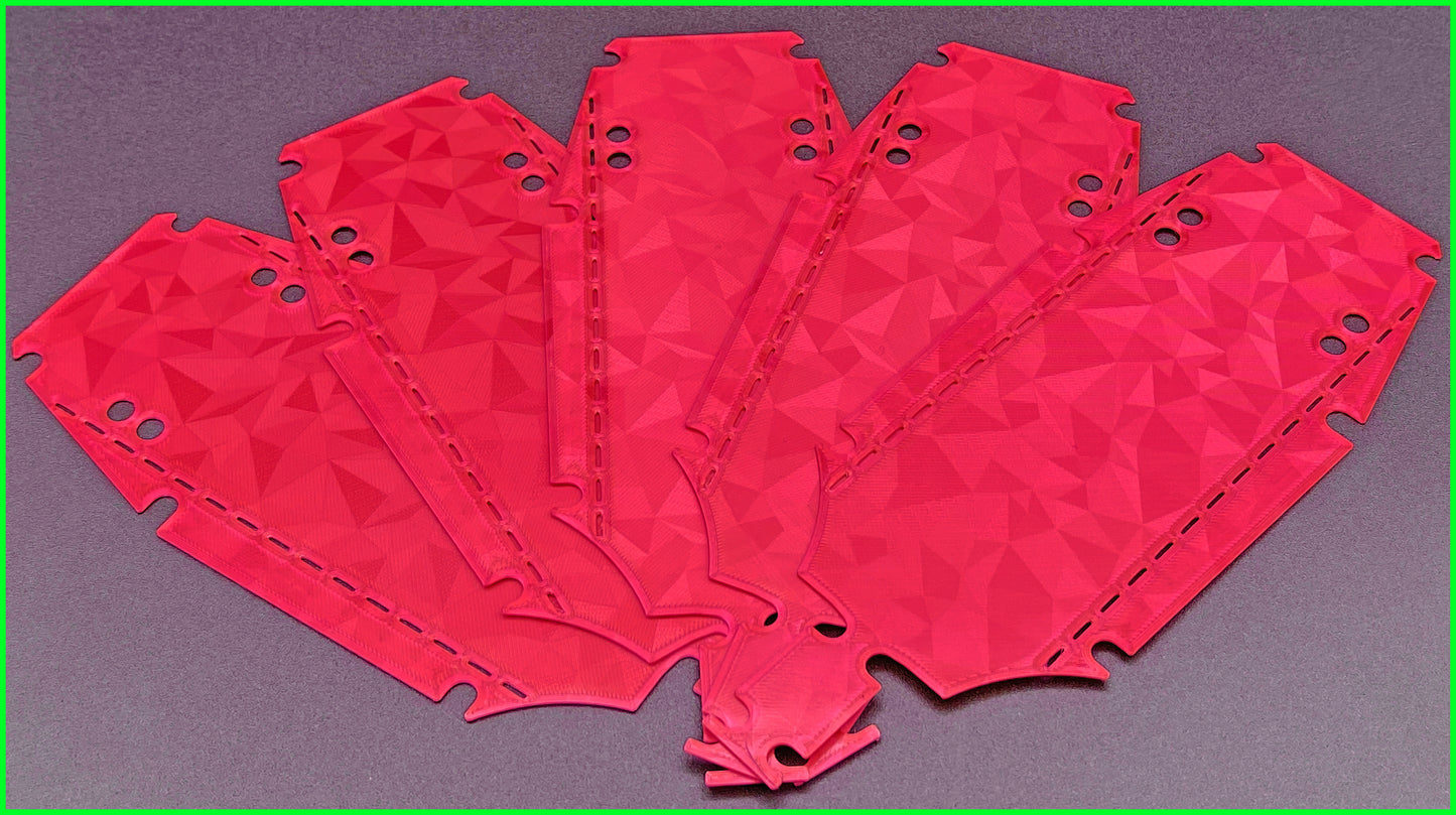 MICRO B CHASSIS PROTECTOR FRACTAL CARBON PATTERN