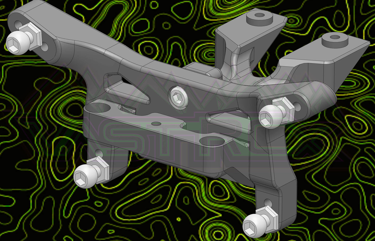 MICRO B REAR SHOCK TOWER WING MOUNT BULKHEAD SYSTEM