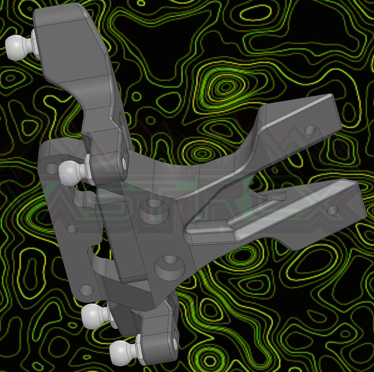 MICRO B REAR SHOCK TOWER WING MOUNT BULKHEAD SYSTEM