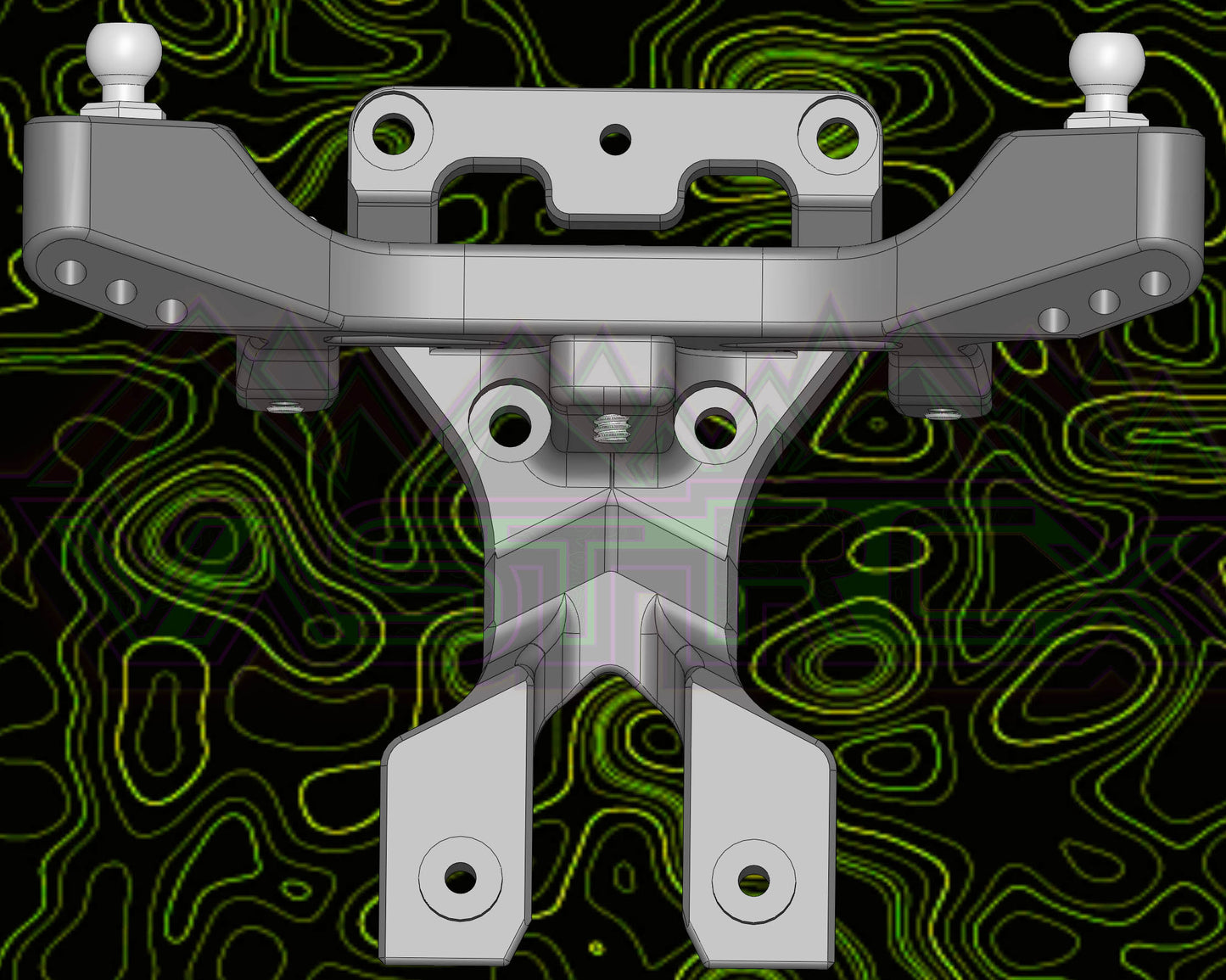 MICRO B REAR SHOCK TOWER WING MOUNT BULKHEAD SYSTEM