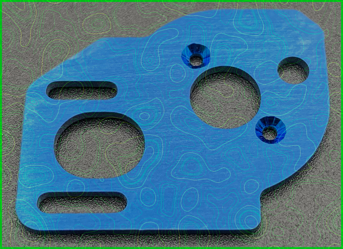 MICRO B T 1626 HW MOTOR PLATE TITANIUM