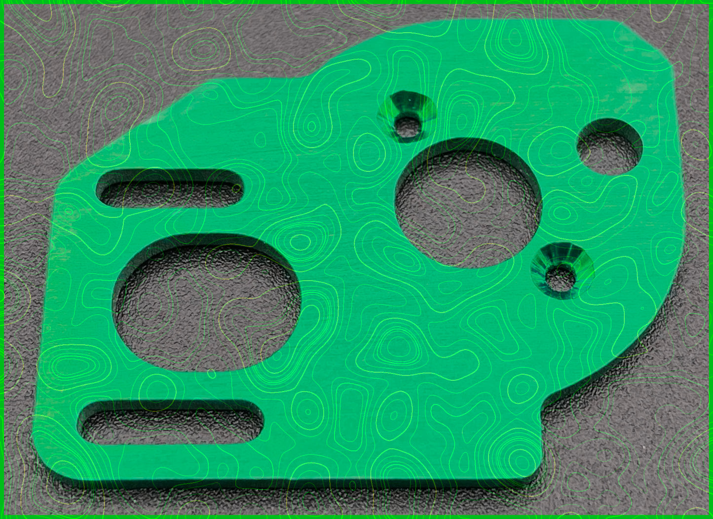 MICRO B T 1626 HW MOTOR PLATE TITANIUM