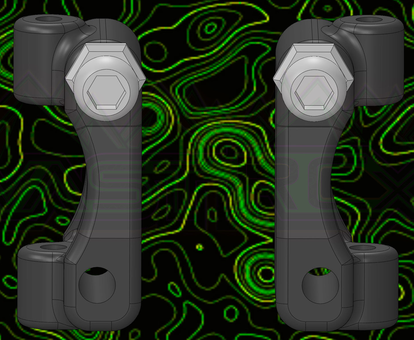 MICRO B R1 CASTER BLOCKS RIGHT LEFT SET