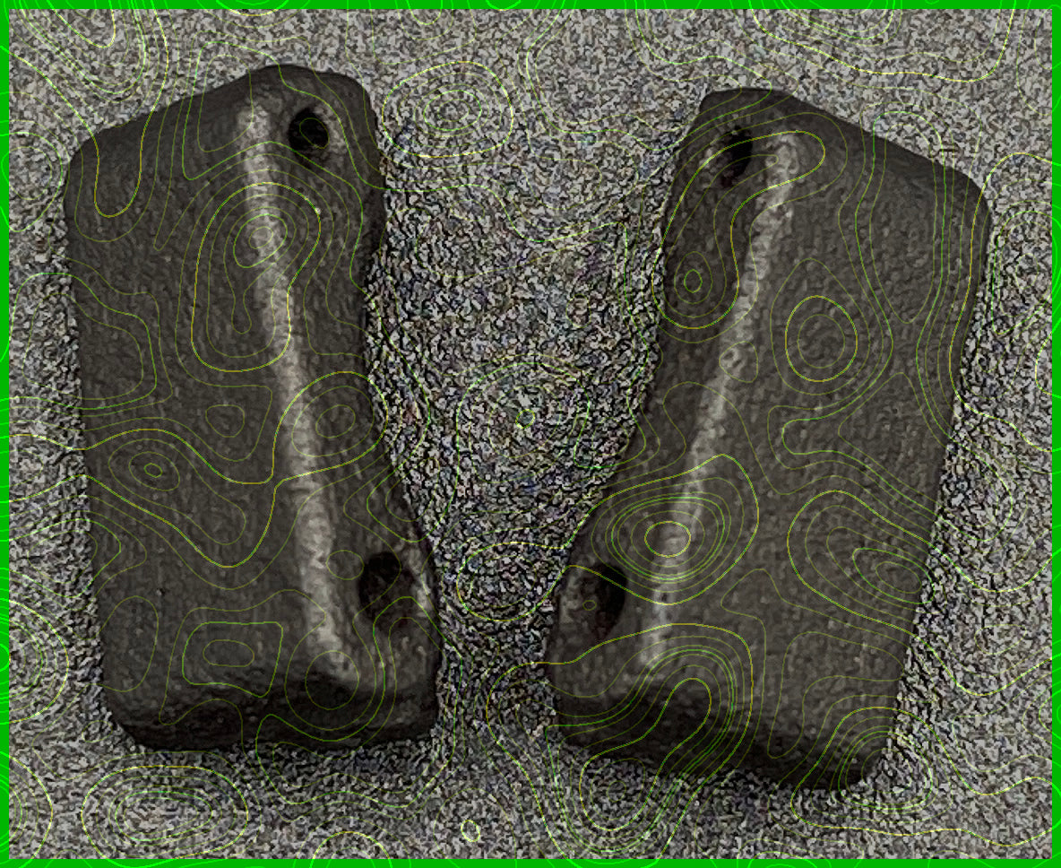 MICRO B T R1 CASTER BLOCKS RIGHT LEFT SET SOLO
