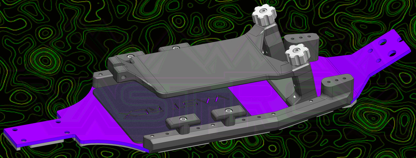 MICRO B TEAM +5MM TITANIUM CHASSIS SYSTEM