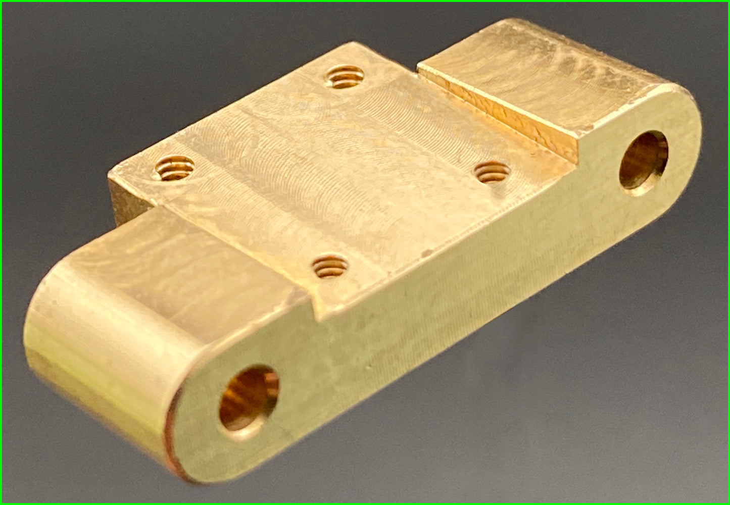 MICRO B T FRONT C ARM HINGE PIN BULKHEAD MACHINED BRASS