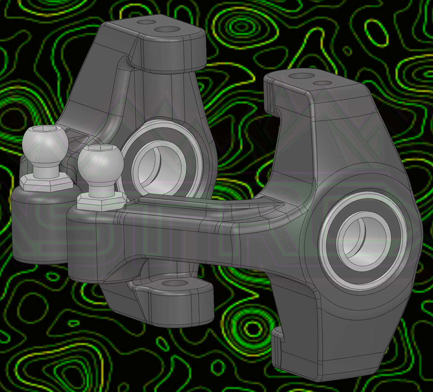 MICRO B T FRONT STEERING KNUCKLE R L SET