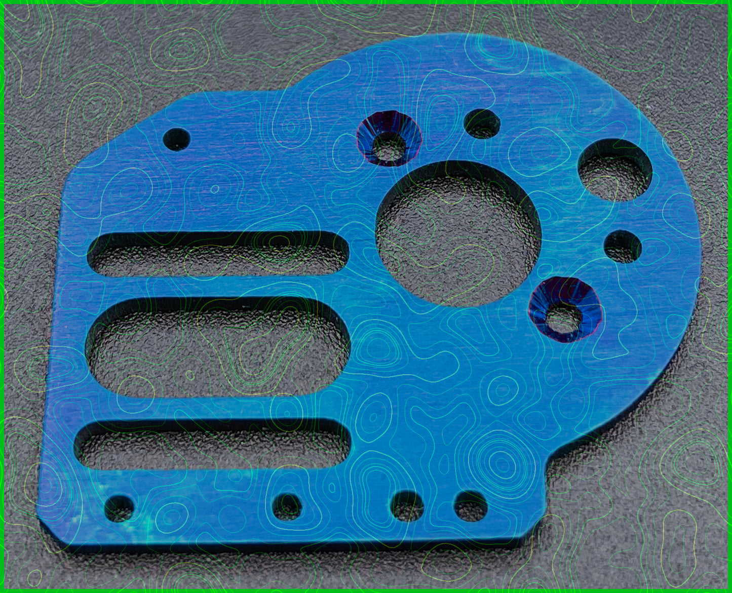 MICRO B T FURITECH MOTOR PLATE TITANIUM