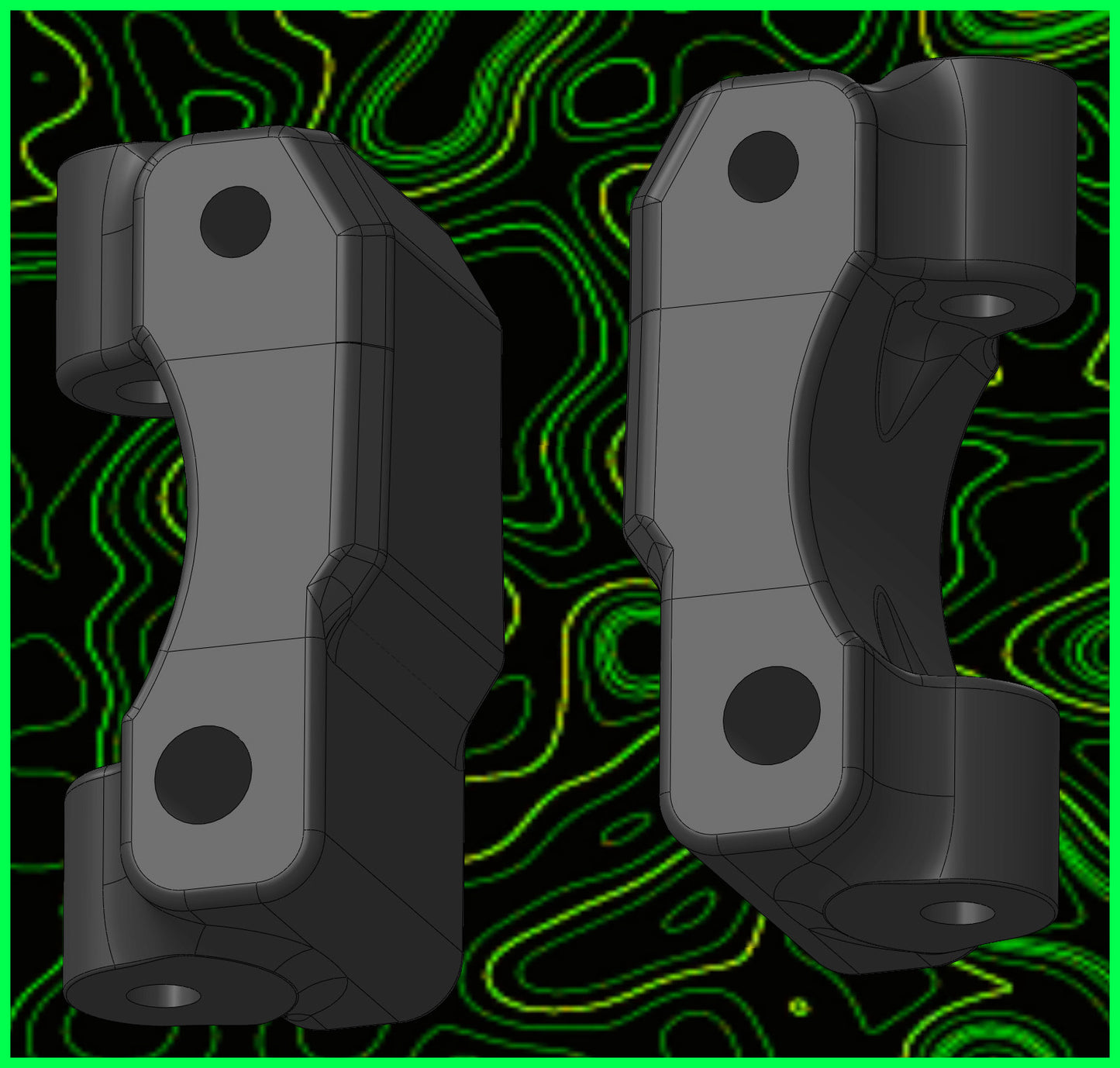 MICRO B T R2 CASTER BLOCKS RL SET SOLO