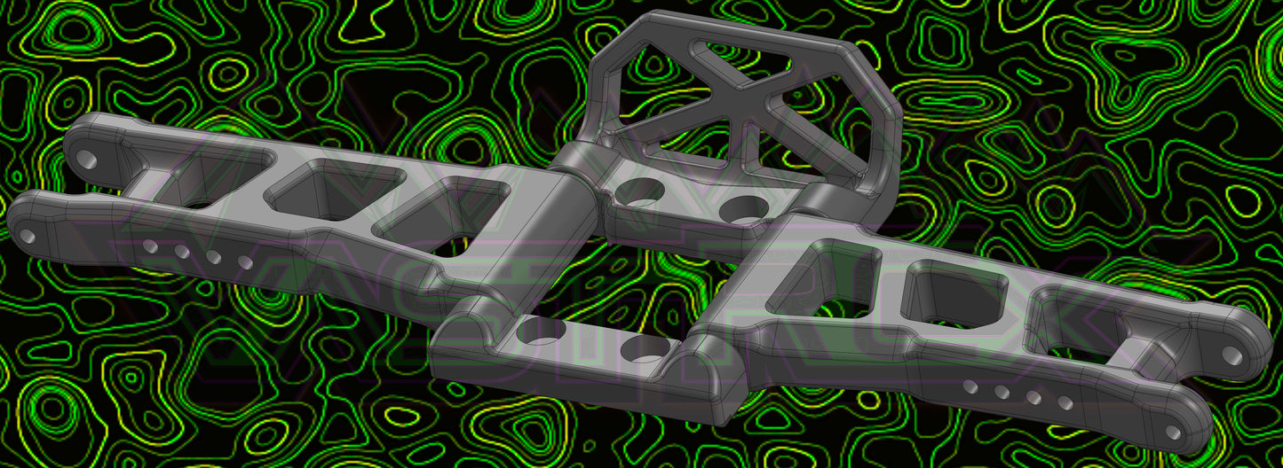 MICRO B T REAR CONTROL ARM BUMPER HINGE PIN BLOCK SYSTEM