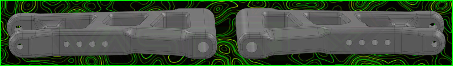 MICRO B T REAR CONTROL ARMS R L SET SOLO