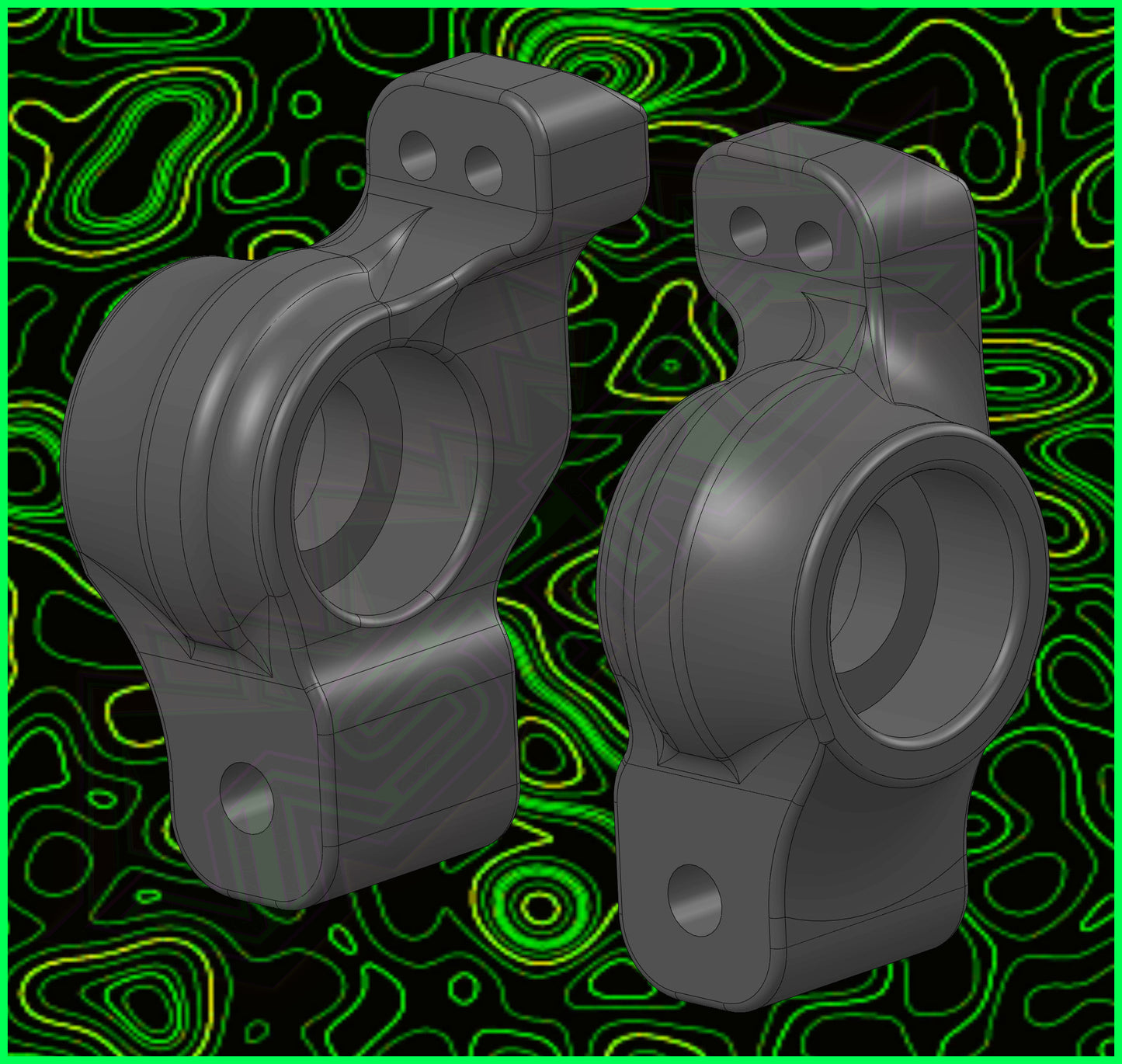 MICRO B T R2 REAR HUBS RIGHT LEFT SET SOLO