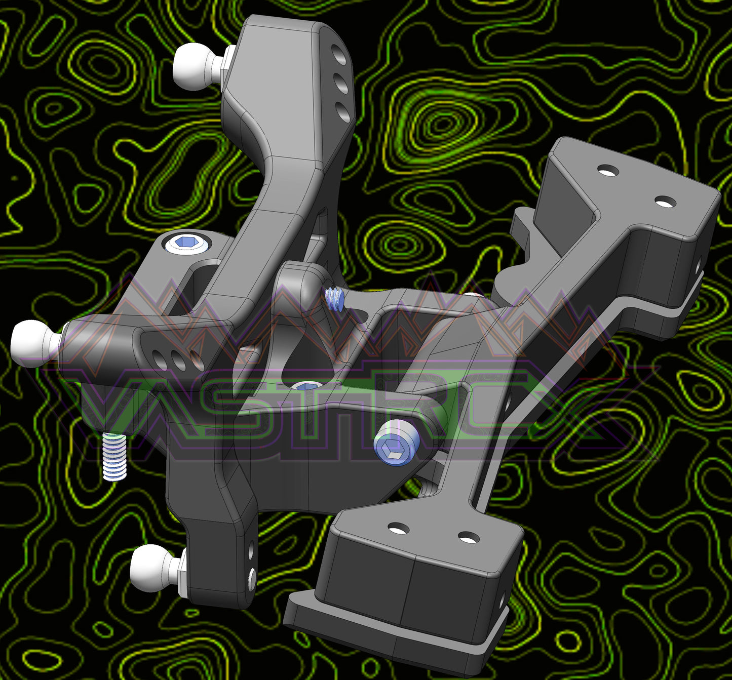 MICRO T REAR SHOCK TOWER BODY MOUNT BRACE SYSTEM