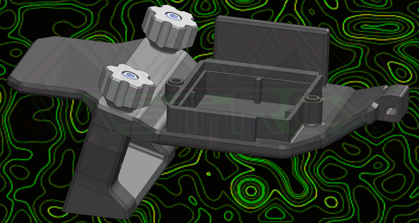 MICRO T STD / AGFRC SERVO MOUNT WITH STOCK LO-PRO ESC TOP DECK