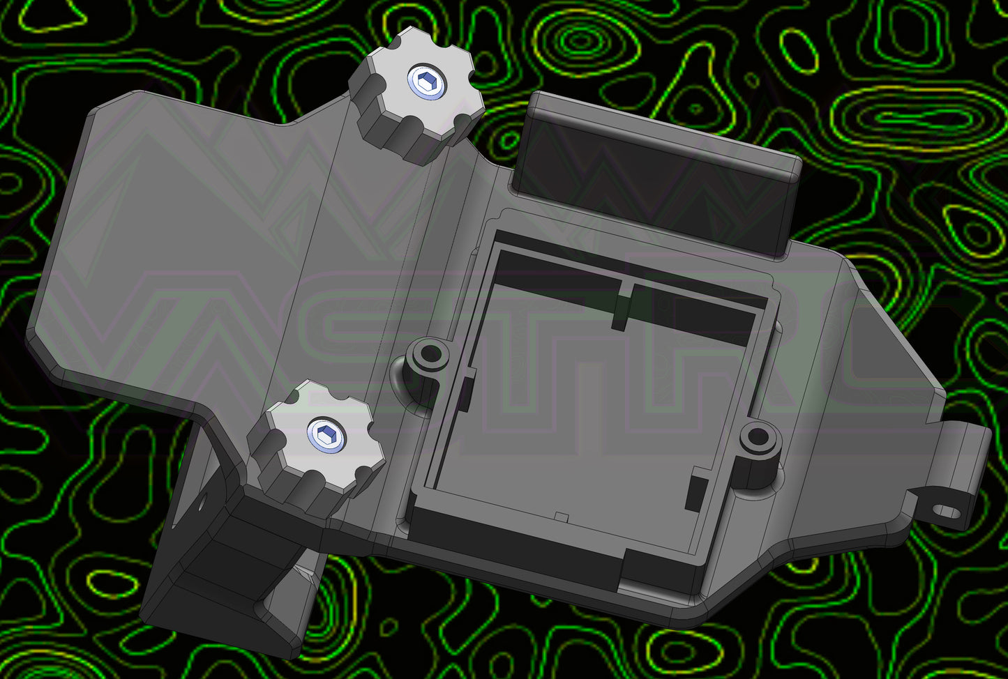 MICRO T STD / AGFRC SERVO MOUNT WITH STOCK LO-PRO ESC TOP DECK