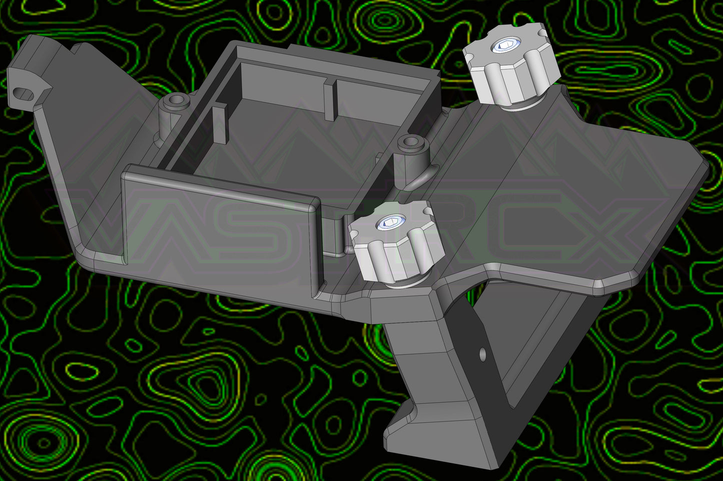 MICRO T STD / AGFRC SERVO MOUNT WITH STOCK LO-PRO ESC TOP DECK
