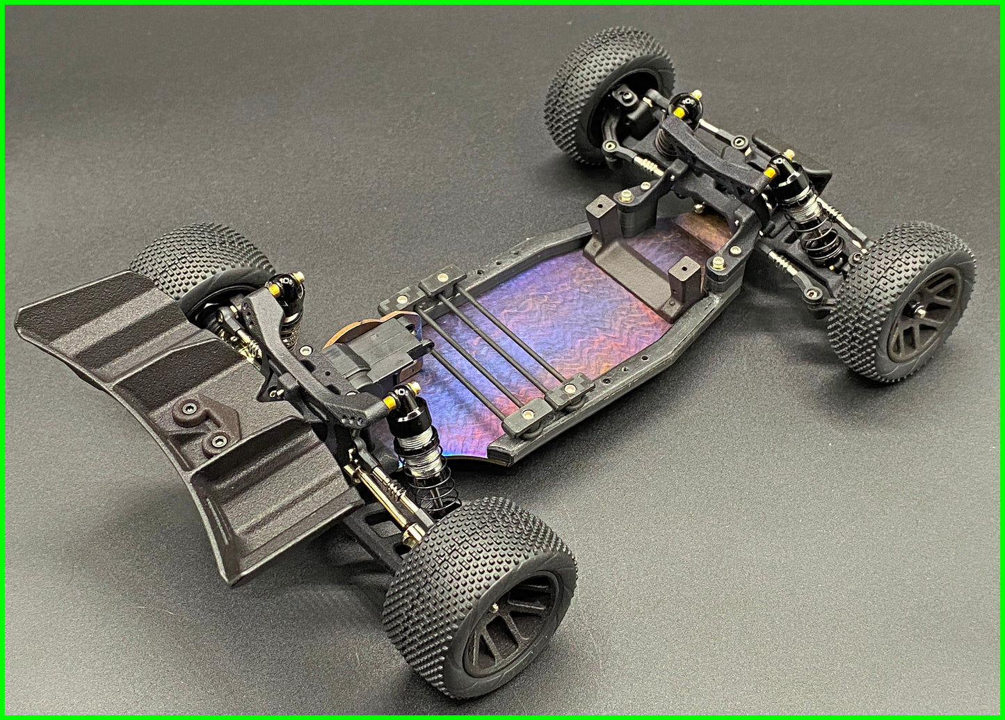 MICRO B TEAM +5MM TITANIUM CHASSIS SYSTEM