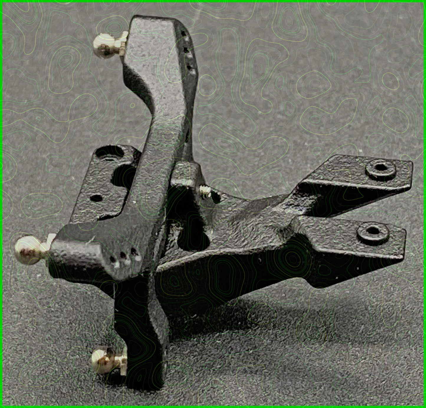 MICRO B REAR SHOCK TOWER WING MOUNT BULKHEAD SYSTEM