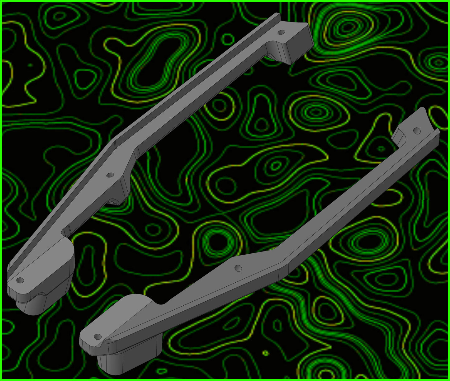 MICRO T LOW PRO CHASSIS SIDE RAILS RIGHT LEFT SET