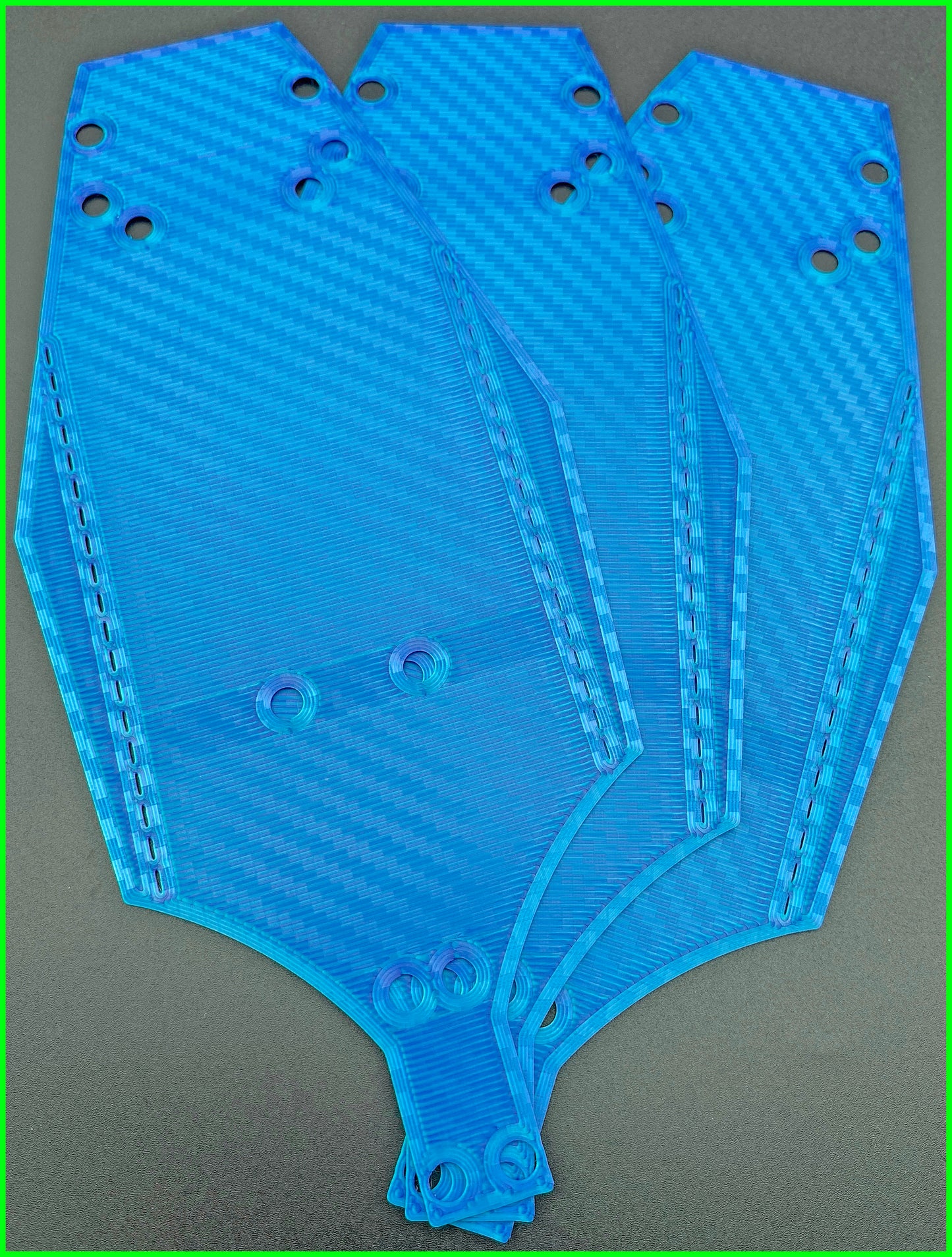 MINI B CHASSIS PROTECTOR 2D CARBON PATTERN