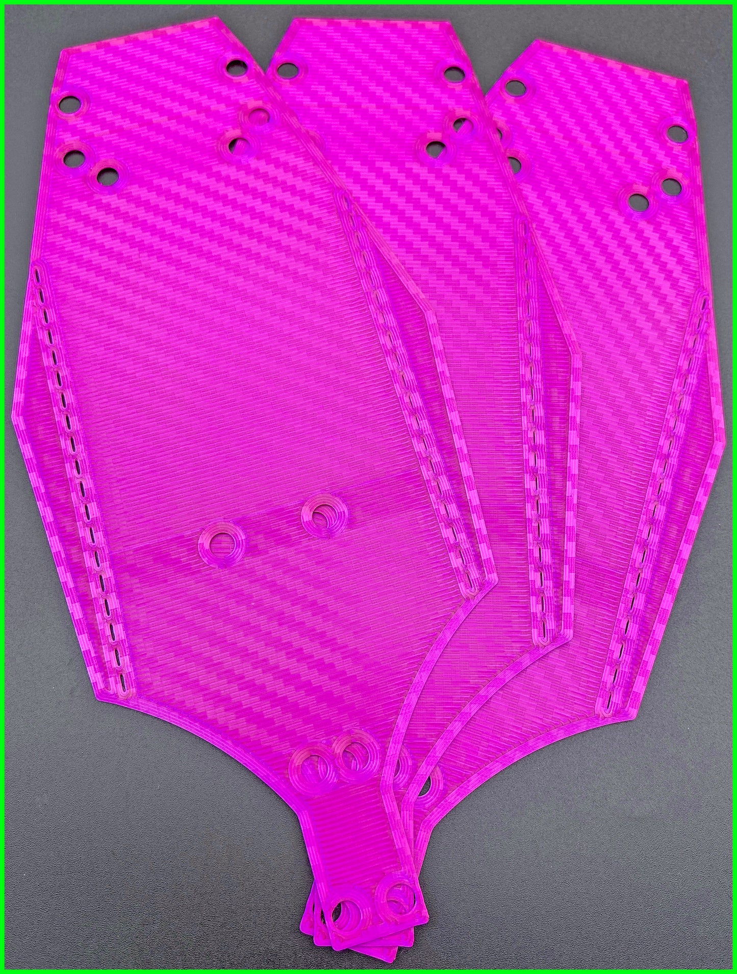 MINI B CHASSIS PROTECTOR 2D CARBON PATTERN