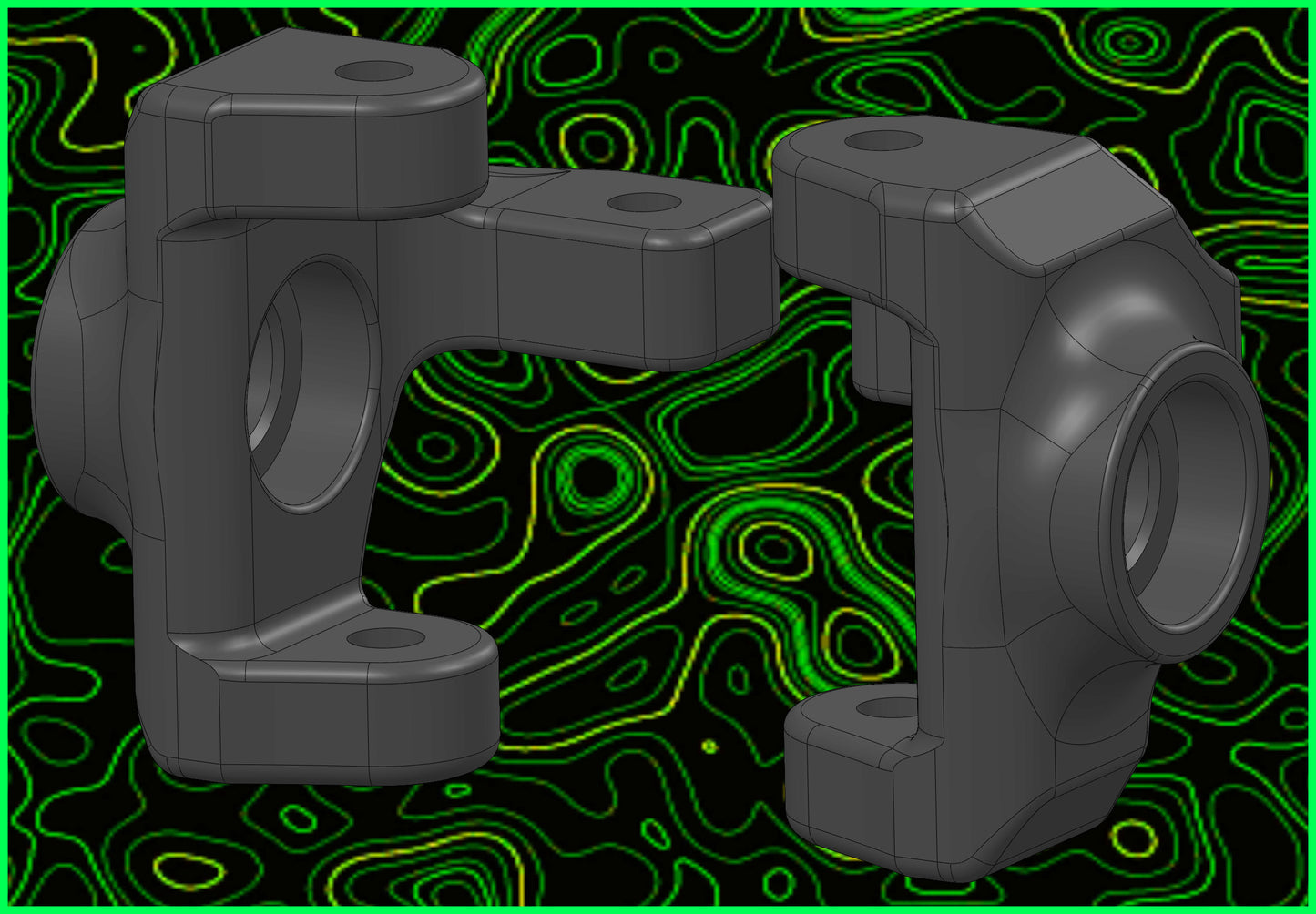 MINI B T FRONT STEERING KNUCKLES RL SET
