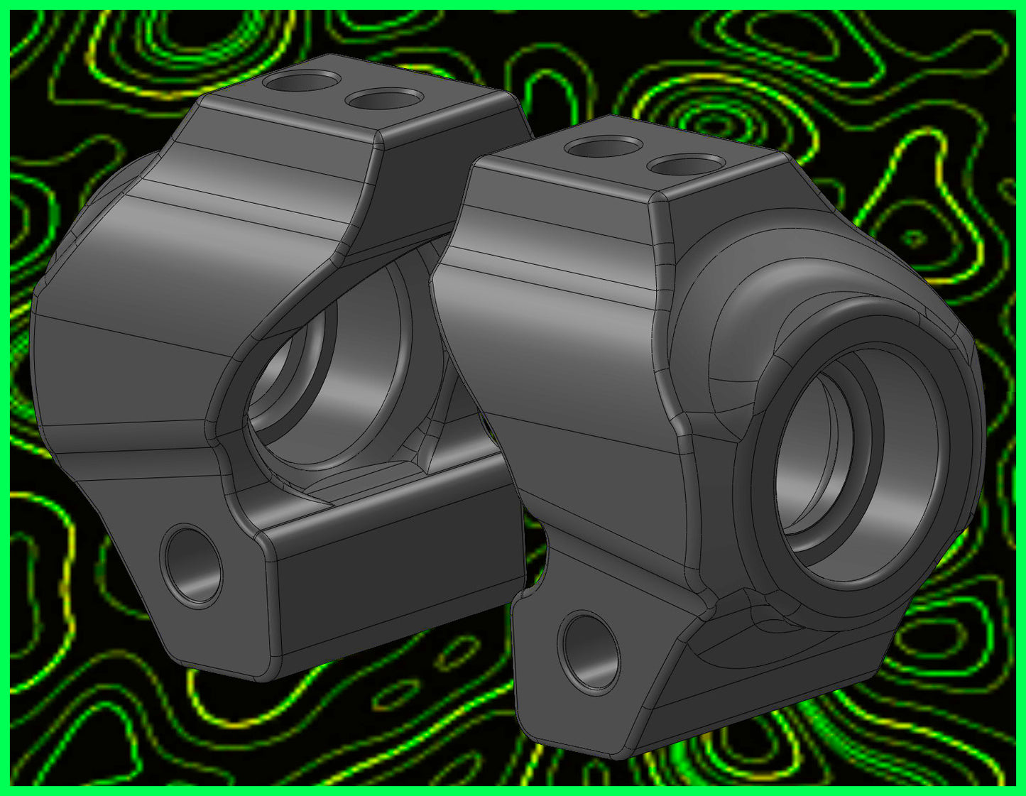 MINI B T REAR HUBS R L SET