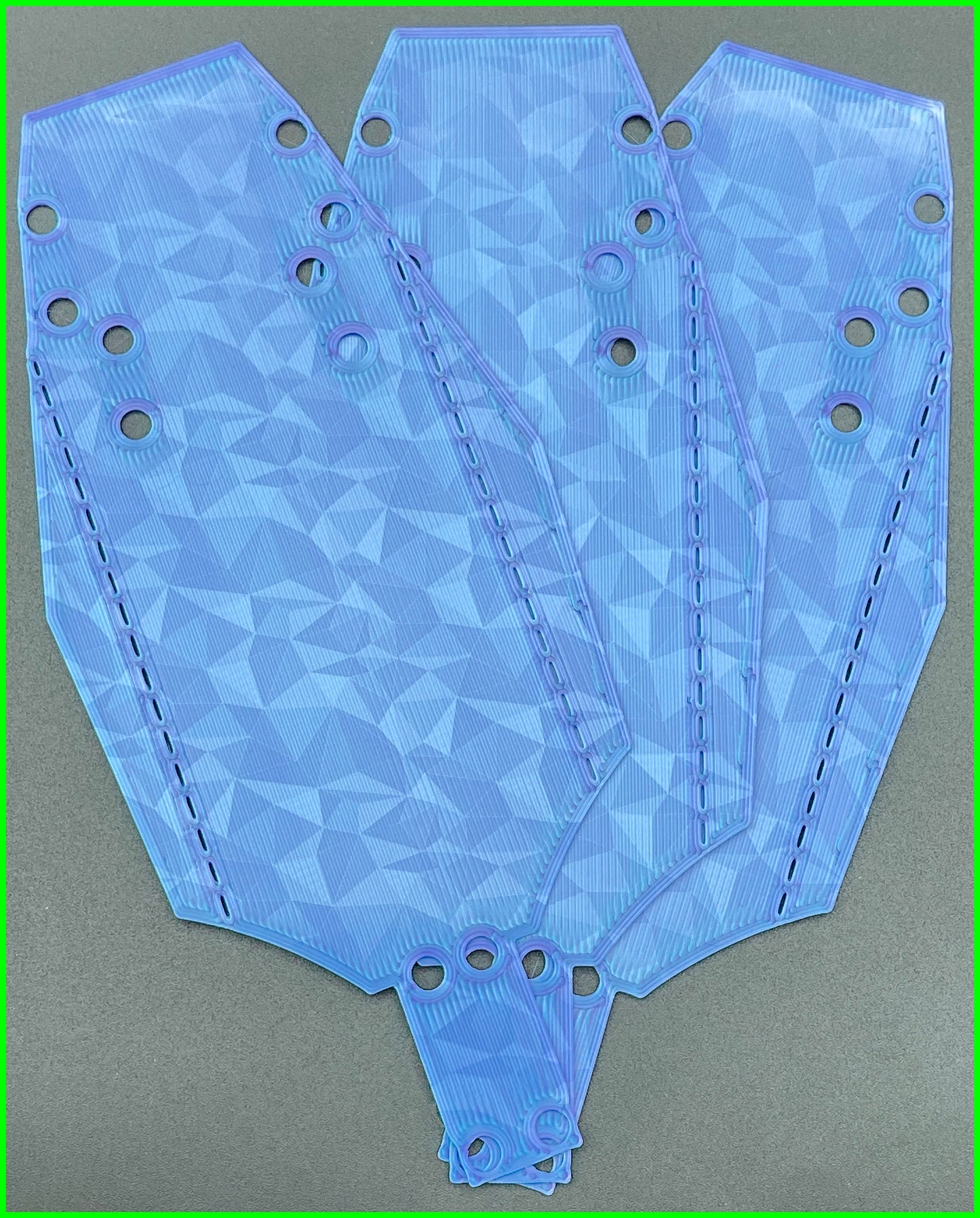 MINI T CHASSIS PROTECTOR FRACTAL CARBON PATTERN