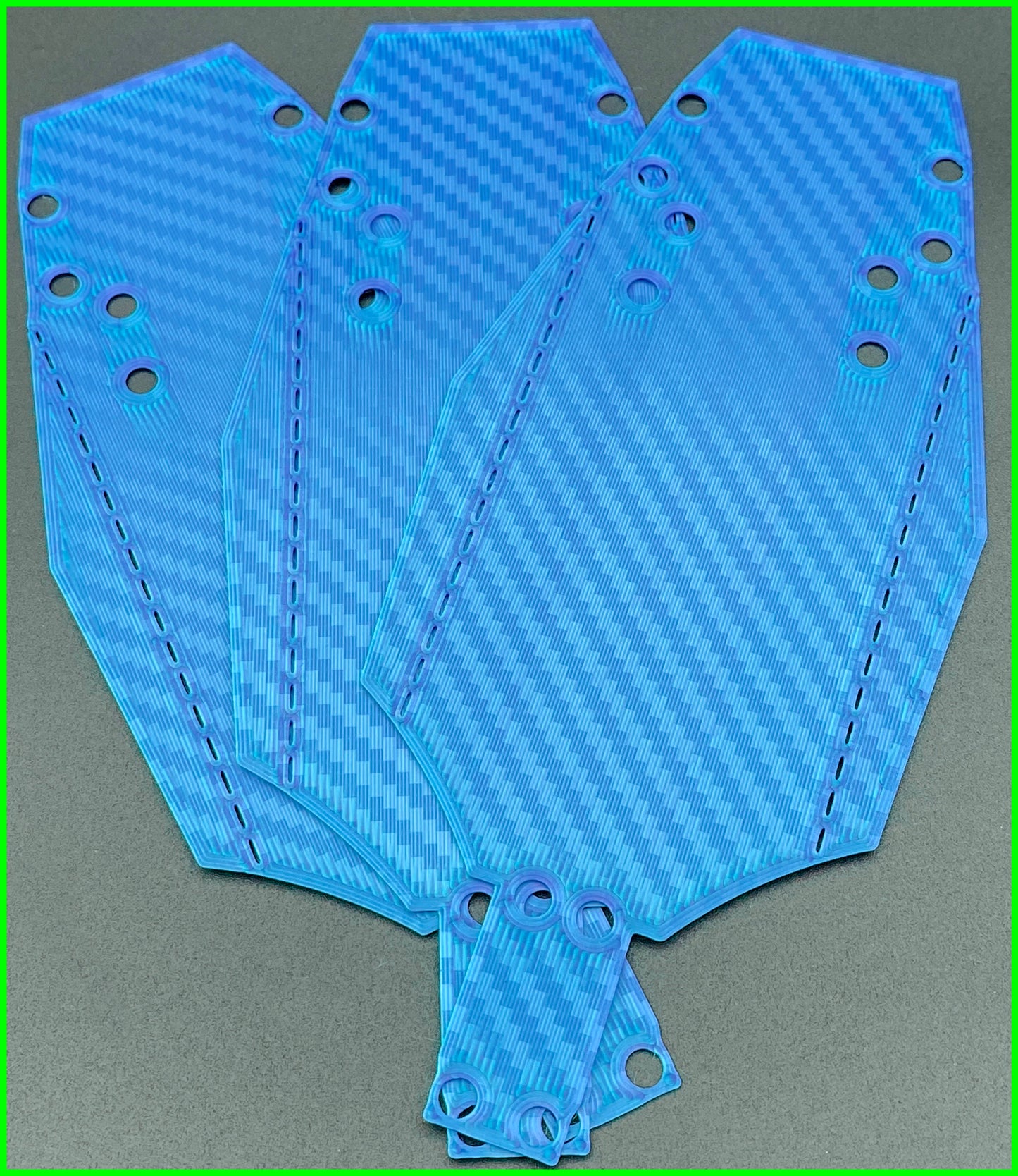 MINI T CHASSIS PROTECTOR 2D CARBON PATTERN