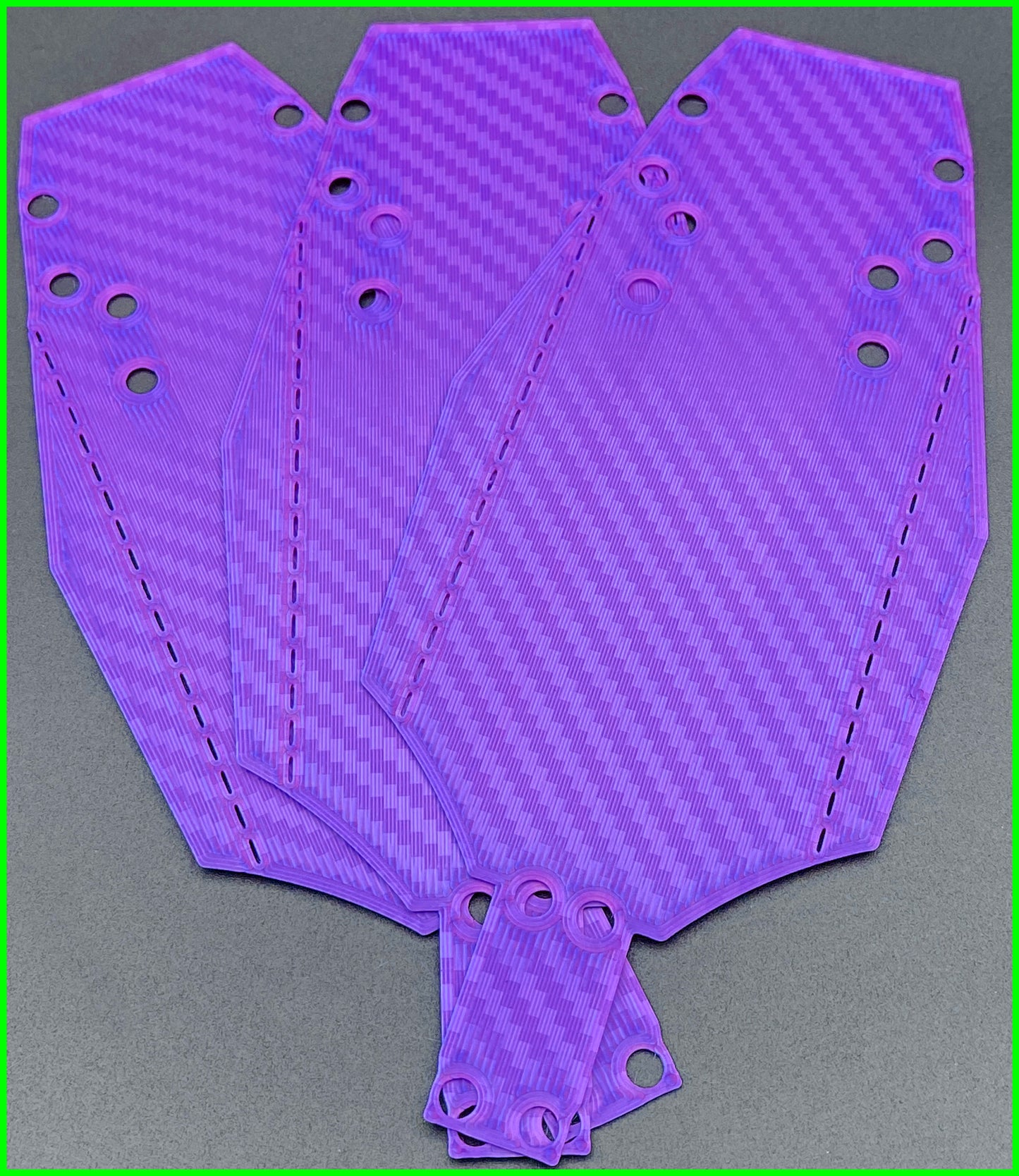 MINI T CHASSIS PROTECTOR 2D CARBON PATTERN