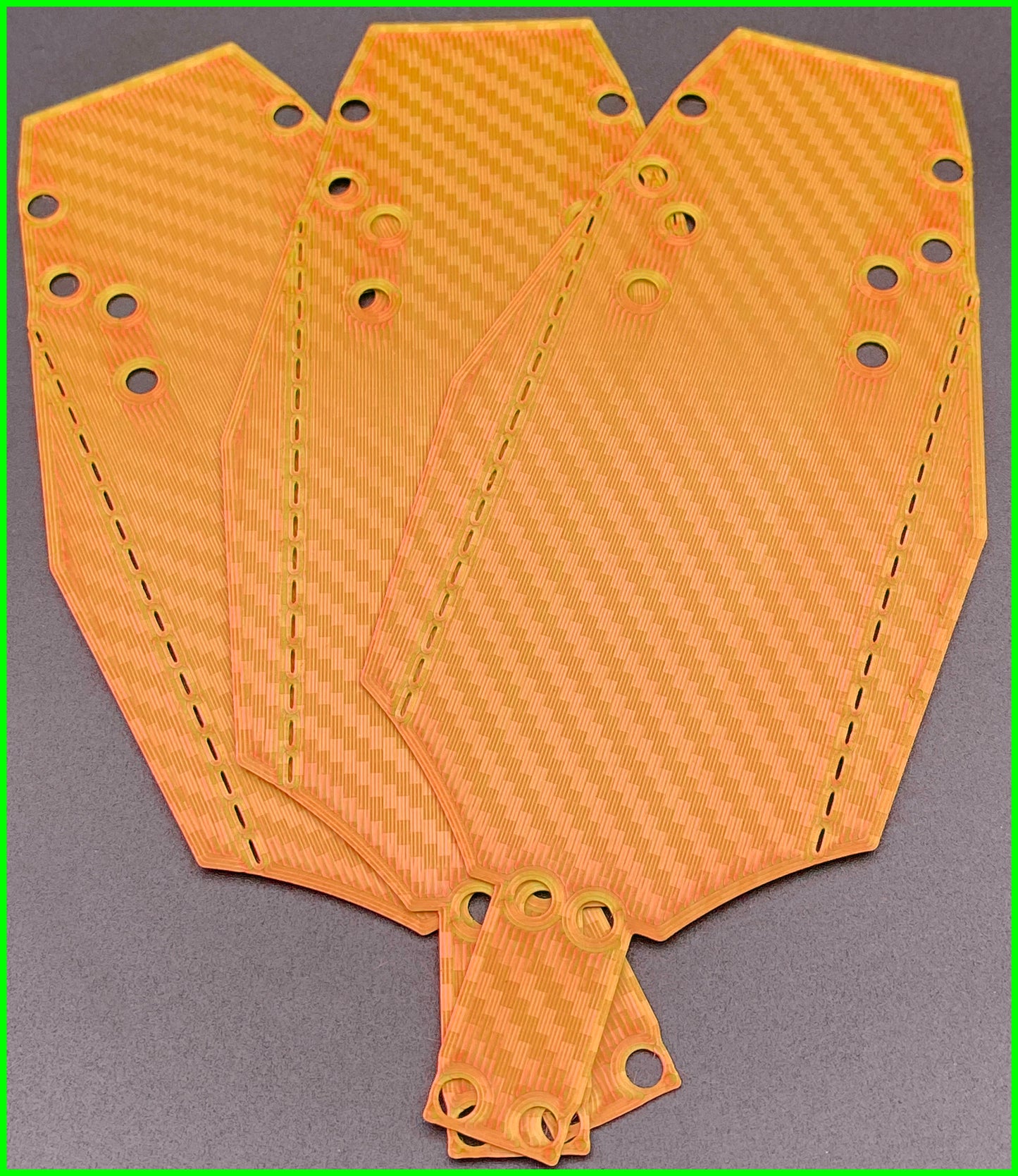 MINI T CHASSIS PROTECTOR 2D CARBON PATTERN