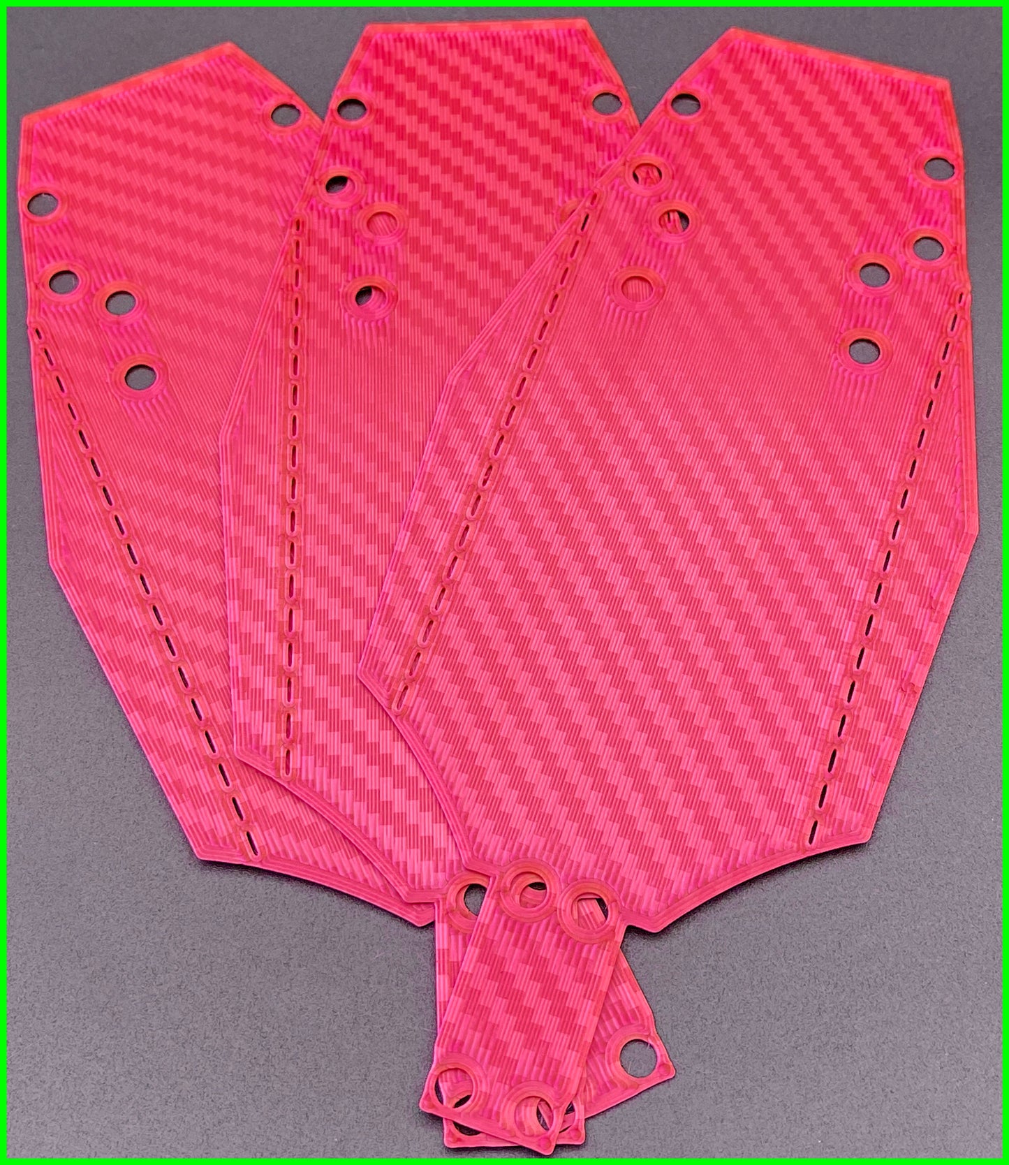 MINI T CHASSIS PROTECTOR 2D CARBON PATTERN