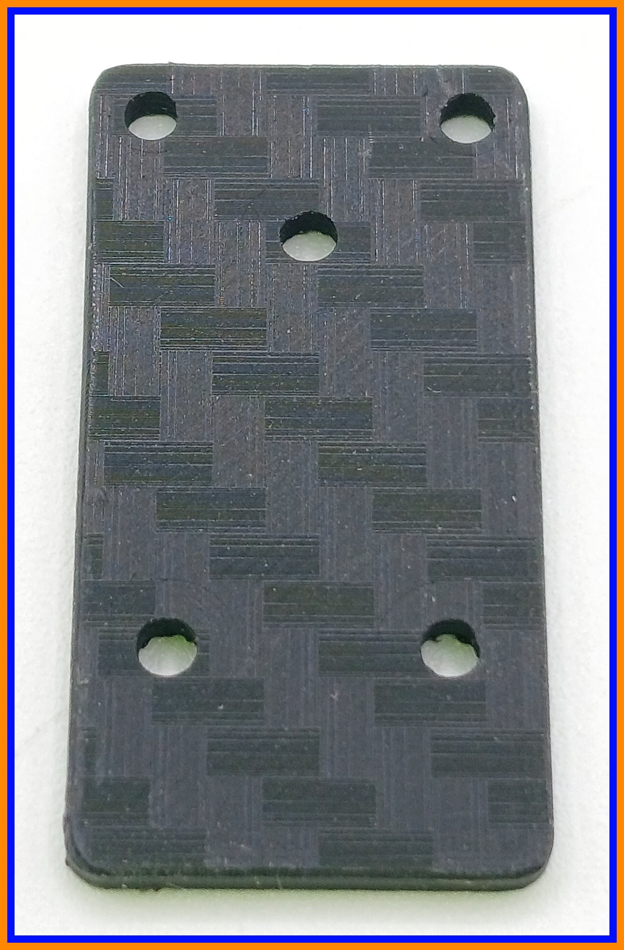 RC10 24 REAR TRANSMISSION CARBON TOP PLATE BRACE
