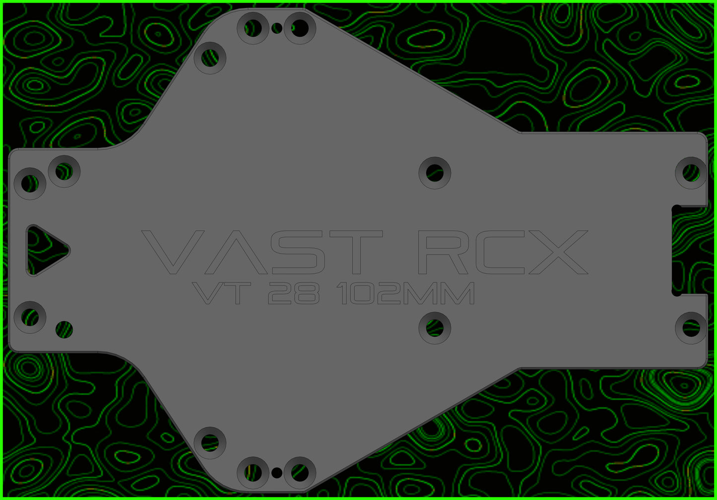 RC 28 TITANIUM CHASSIS 102MM FORMAT