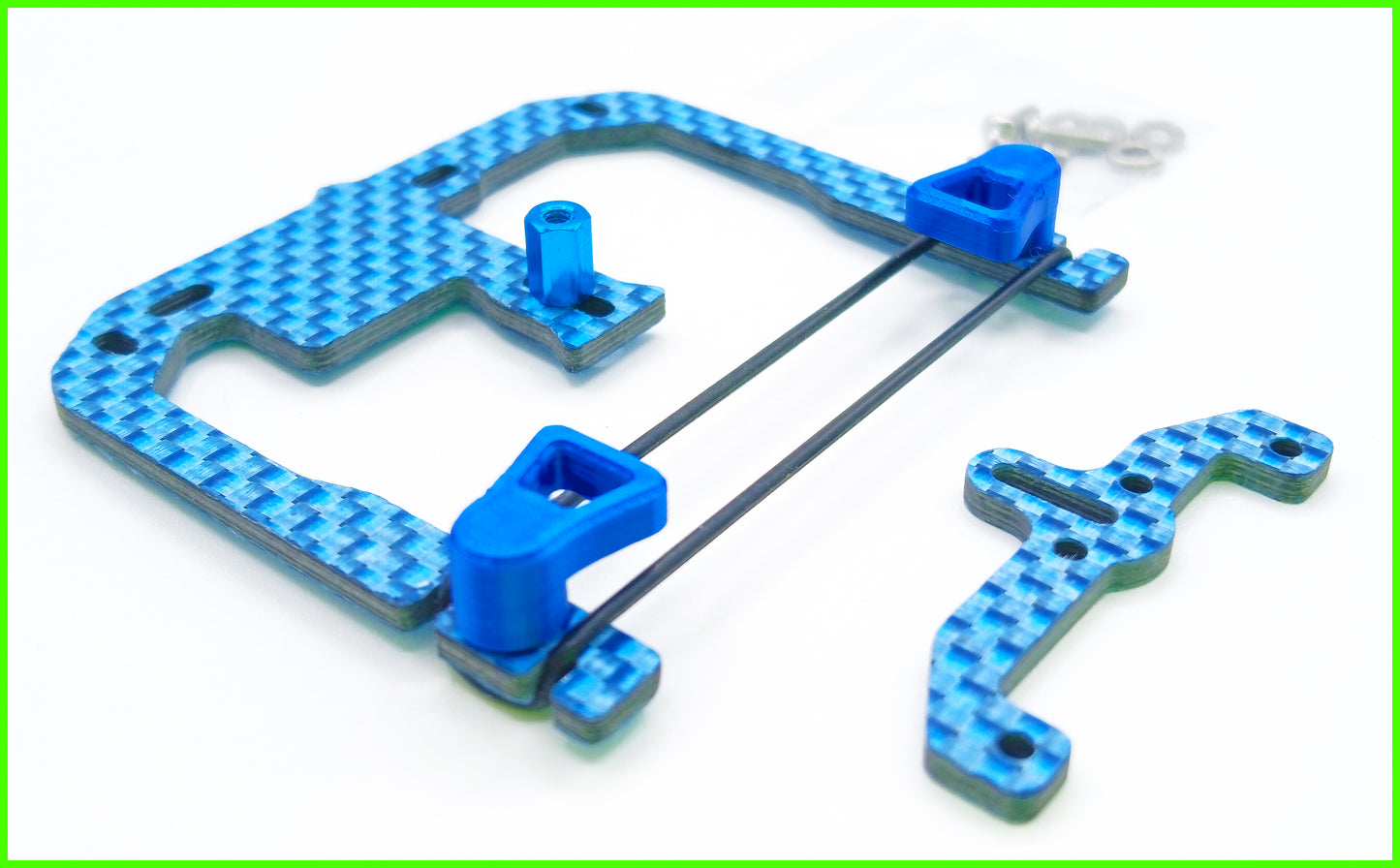 VRCX28 TEAM V1 BIG BLOCK CARBON TOP DECK AND REAR 98-102MM REAR UPPER POD PLATE