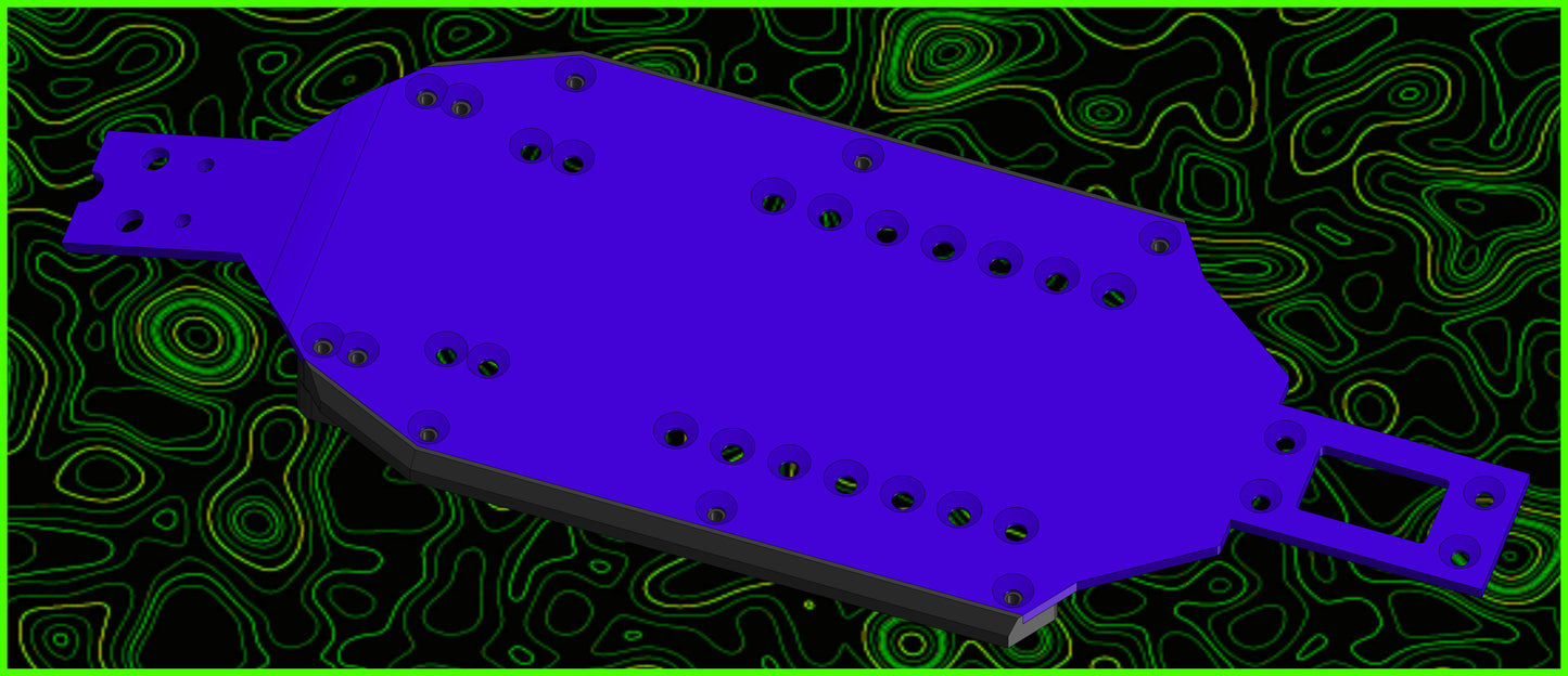 VRCXSB SPECK-B TEAM +5MM TITANIUM CHASSIS SYSTEM