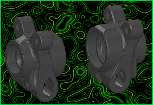B7 REAR HUBS RIGHT LEFT SET SOLO