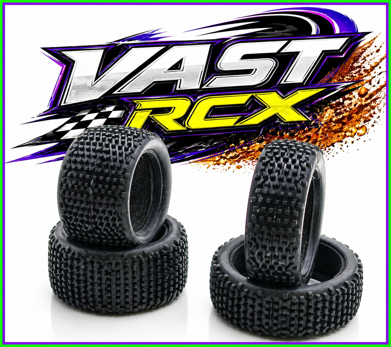 VAST RCX V-BLOX PERFORMANCE TIRE  SET