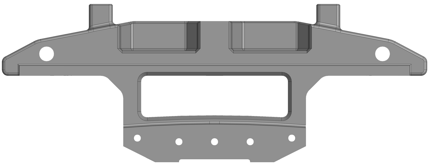 ACCENT 18 TRX4M REAR DEFENDER BUMPER