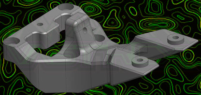 MICR B REAR SHOCK TOWER REAR WING BULKHEAD