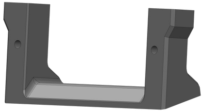 MICRO B T LOW PRO TOP DECK STD STEERING SERVO MOUNT